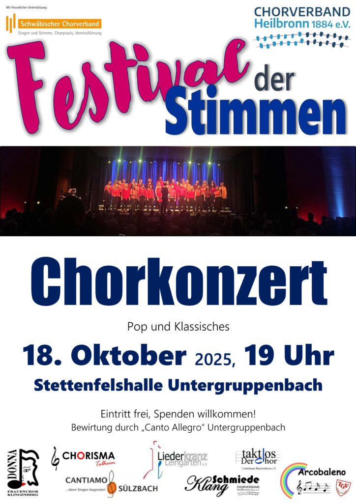 Plakat Festival der Stimmen